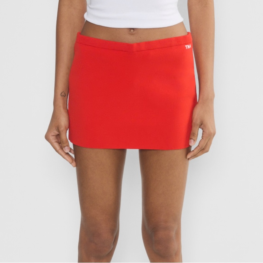 TNA Red Mini Skirt